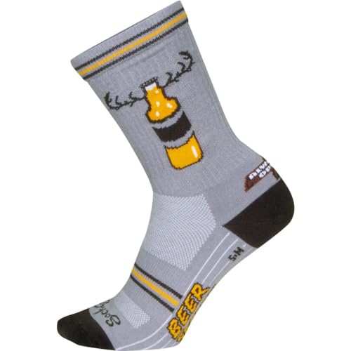 SockGuy Unisex Beer Season 6in Crew Athletic Cycling/Running Socks2