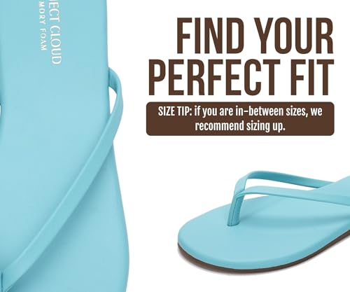 Image of Project Cloud Flip Flops for Women Footwear- Lightweight and Memory Foam Insole Sandals for Women 2026 - Durable Non-Slip Beach Essentials Flats for Women Sandals (Foundations)