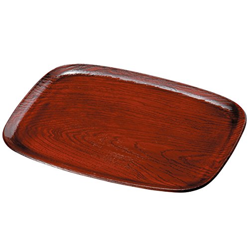 ☆日本の職人技☆ 栃虎斑杢黒漆染め盛盆 盛器 テーブル用品