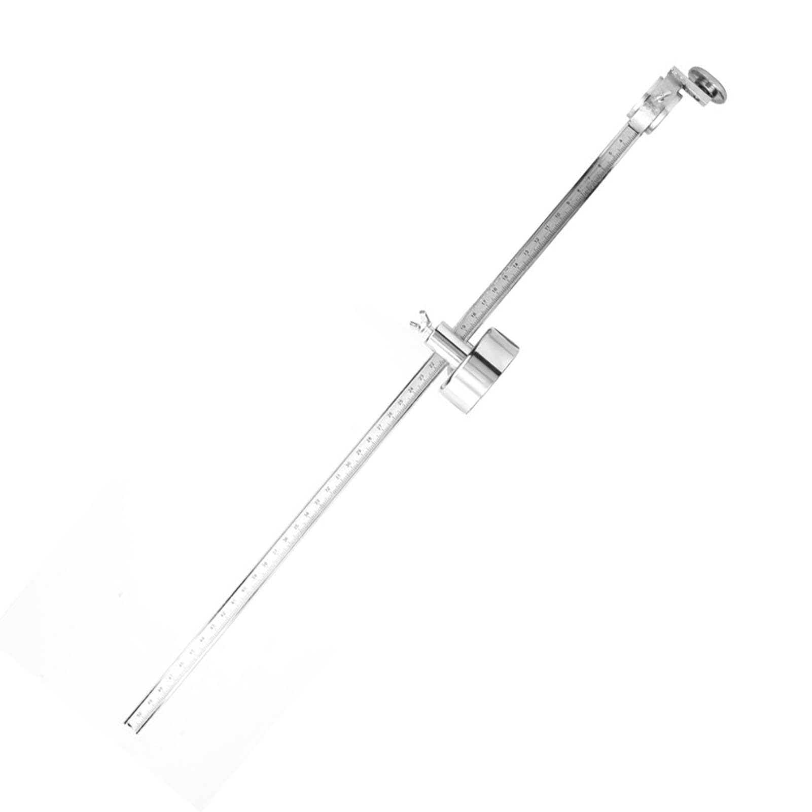 Generic Wysokiej Jakości Rolka Prowadząca Palnika ze Stali Nierdzewnej do AG60/SG55, długość 50 Cm i Maksymalna średnica 100 Cm, Podstawa Magnetyczna, Niezbędna do Cięcia Plazmowego