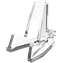 OnFireGuy 5 Pack Clear Display Stand Easels for Air-Tite Capsules | Coin Display Stands | Challenge Coin Easels | Made in USA