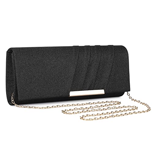 UBORSE Sac de Soirée Pochette Mariage Sac à Main Femme en Bandoulière Chaîne Démontable Superbe Cadeau pour Fête Cover