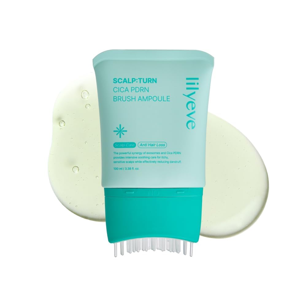 Amazon.com: lilyeve SCALPTURN Cica PDRN Scalp Serum with Built-in