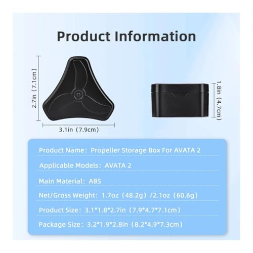 Support d'hélice 3032S Avata 2 sécurisé avec boîte noire rigide - 5