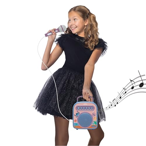 Altavoz Bluetooth Stitch con dos micrófonos infantiles Lexibook BTC050D azul 4