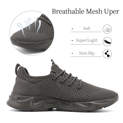 Image of Womens Walking Shoes Slip on Running Tennis Sneakers Non Slip Workout Athletic Gym Sports Breathable Mesh Lightweight Comfortable Fashion Casual Soft Sole