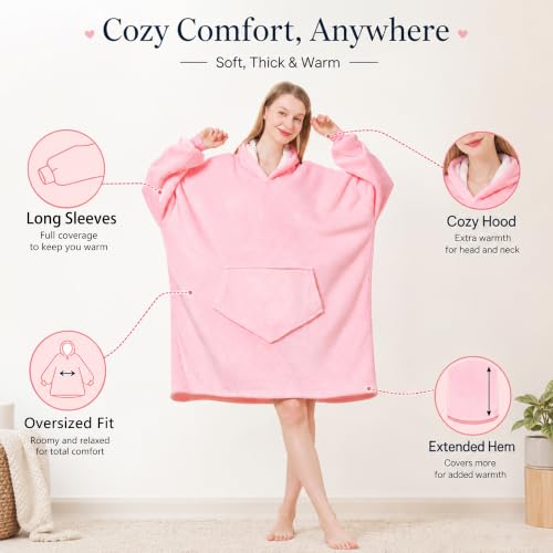 Wearable Blanket Sweatshirt for Women-Gift for Sister/Mom/Girlfriend - image 5
