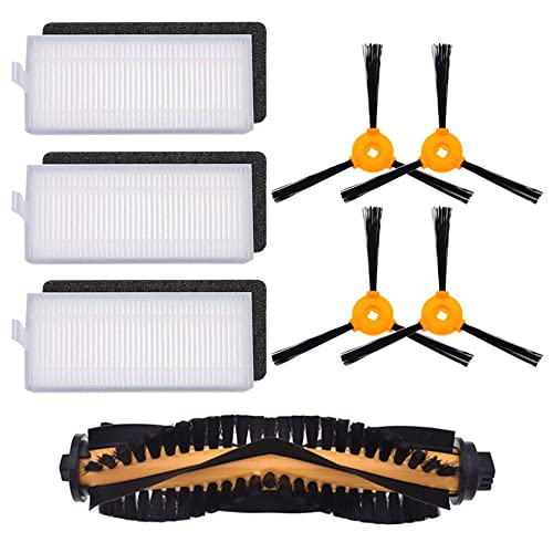 Image of Replacement Kit for Ecovacs Deebot N79 DN622 500 DC3G Robot Vacuum | Replacement Parts for N79S N79W N79se DN622.11 DN622.31, Accessories with 1 Roller Brush 3 Filter 4 Side Brushes