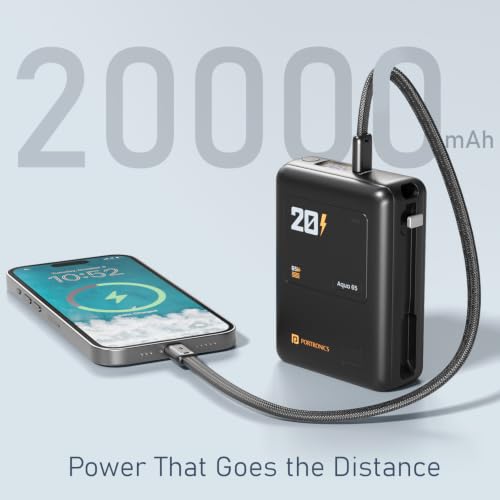 Image of Portronics Aqua 65, 65 W Compact Pocket Size Power Bank