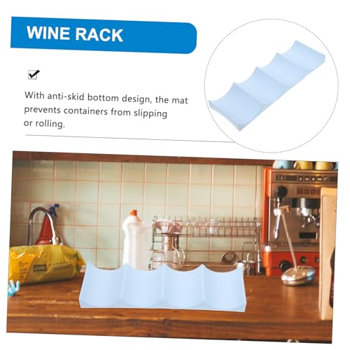 Soporte para 10 botellas de vino apilable de plástico miniatura 7