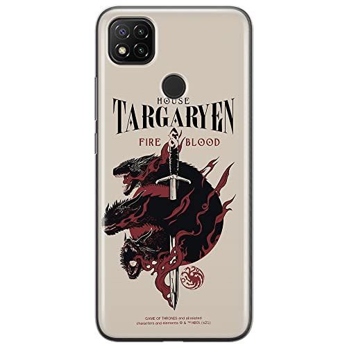 ERT GROUP mobile phone case for Xiaomi REDMI 9C original and officially Licensed Game of Thrones pattern 006 optimally adapted to the shape of the mobile phone