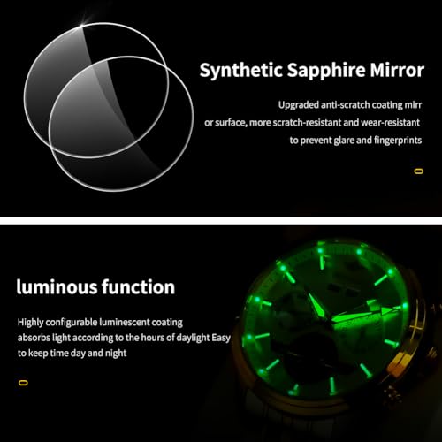 Image of OLEVS Men Self Winding Watch Skeleton Mechanical Classic Luxury Relojes para Hombres Automaticos Silver Calendar Stainless Steel Waterproof Wrist Watches for Man