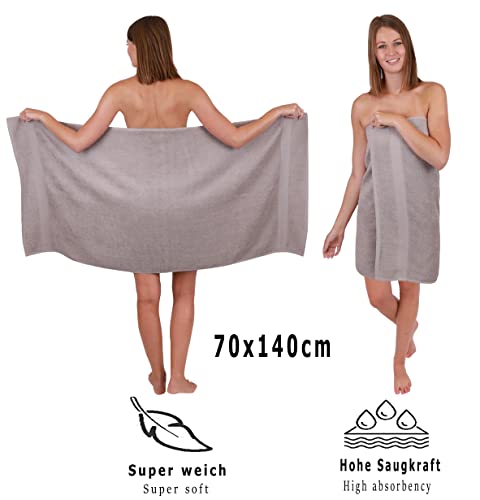 Betz 4 Pezzi di Set Asciugamani Doccia Palermo