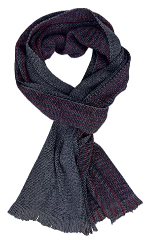 Écharpe tricot en laine Rotfuchs, douceur double-face haut de gamme