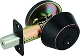 Legend 809138 Single Cylinder Deadbolt, US613 Oil Rubbed Bronze Finish