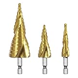 metallbohrer set bis 20 mm Profi Hex Shank - Größe: 4-12 mm Länge: 6.9 cm; Größe: 4-20 mm Länge: 7.3 cm; Größe: 4-32 mm Länge: 10.3 cm