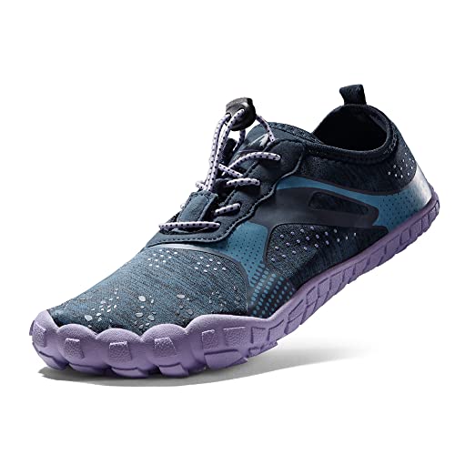 NORTIV 8 Women's Quick Dry Water Shoes 11 Dark/Blue/Purple