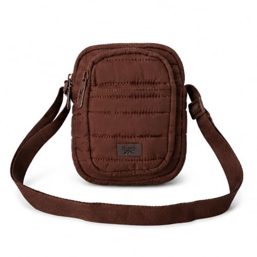 Image of Reebok Womens Crossbody Bags - Lightweight Sling Cell Phone Purse, Quilted Small Crossbody Bags Women
