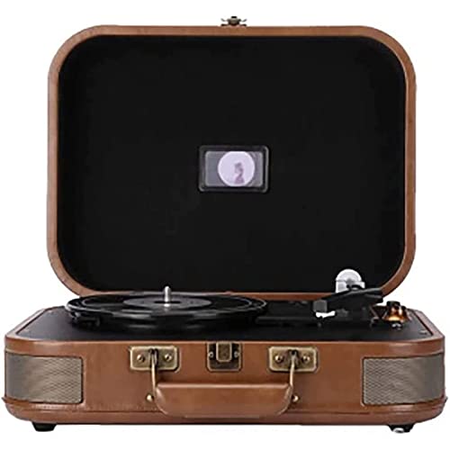 Tourne-Disque Portable Bluetooth Vintage à 3 Vitesses avec Haut-parleurs intégrés | Son Audio amélioré de la Platine… - Les Beatles, Paul McCartney, John Lennon, RIngo Starr, George Harrison Tourne-Disque Portable Bluetooth Vintage à 3 Vitesses avec Haut-parleurs intégrés | Son Audio amélioré de la Platine…