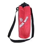  freneci Borsa da Trasporto Termica Impermeabile da 2 Litri per Acqua/Bevanda/Bottiglia/Pranzo/Picnic - Rosso, 28,5 Centimetri