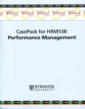 Paperback Performance Management: Case Pack for HRM538 Book