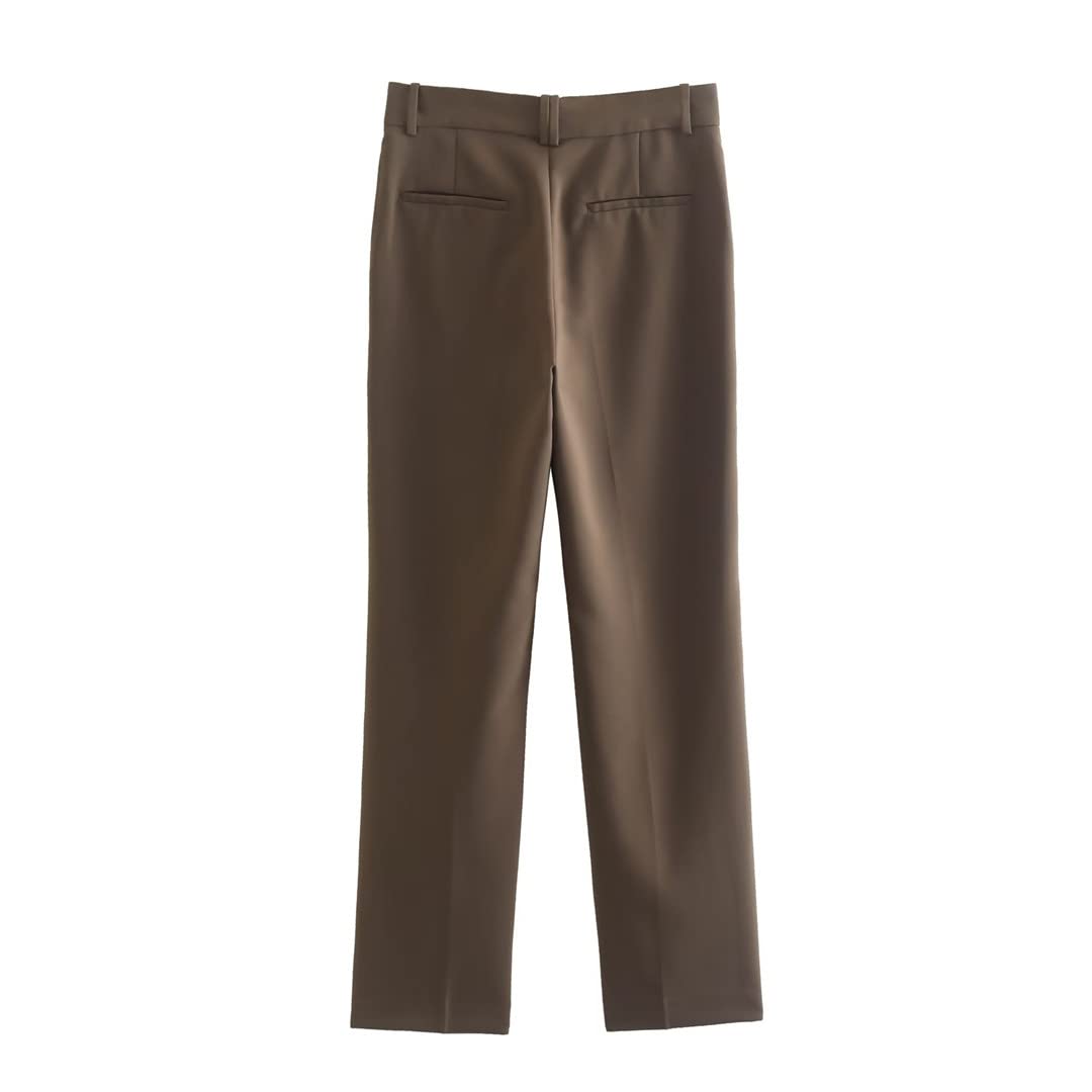 Traje de mujer para otoño e invierno con cremallera, pantalones largos básicos para exteriores, Chaqueta., S