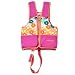 SwimSchool Swim Trainer Vest, Adjustable Safety Strap, Easy on and Off, Small/Medium, Up to 33 lbs., Pink