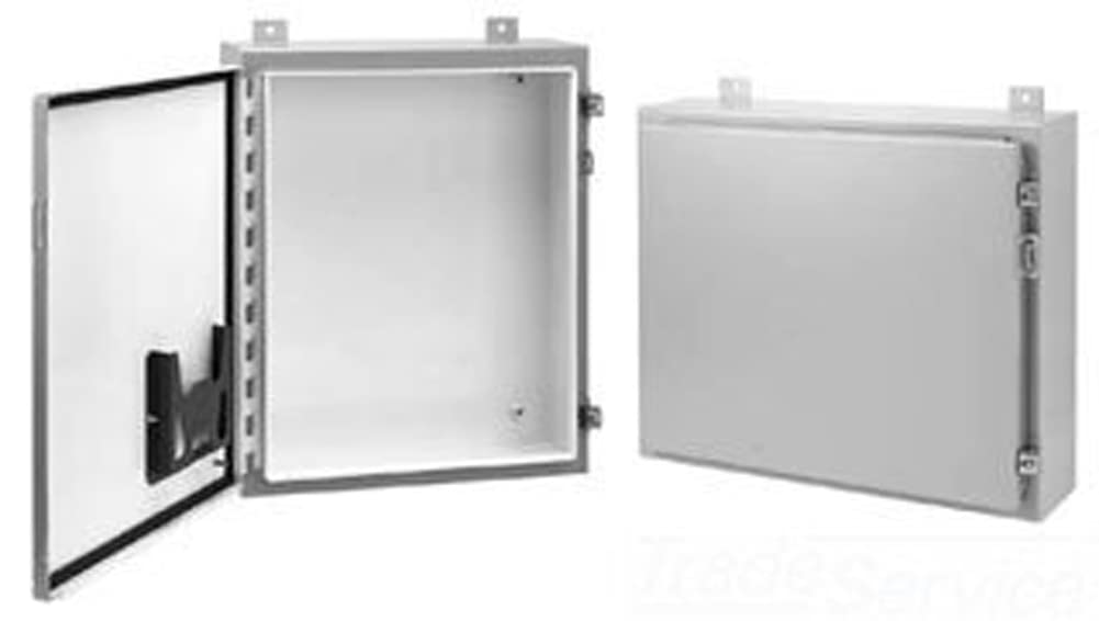 Hoffman A363010LP Wall-Mount Enclosure, NEMA 12/13, Steel, 36.00" x 30.00" x 10.00"