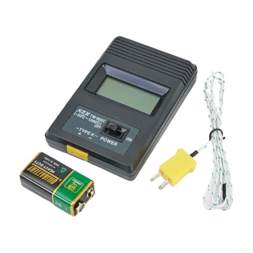 Termómetro digital termopar TM-902C, con sonda tipo K, pantalla LCD, para pruebas industriales -50 °C a 1300 °C