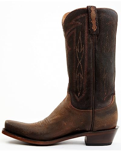 Lucchese Men's Brazos Western Boot Brown 10.5 D3