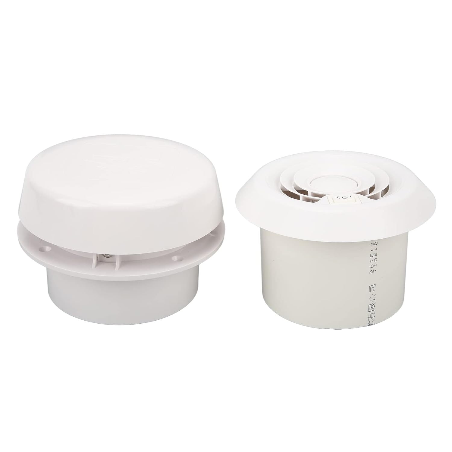 Car Roof Vent Fan, Trailer Roof Air Ventilation 12V Round Noiseless