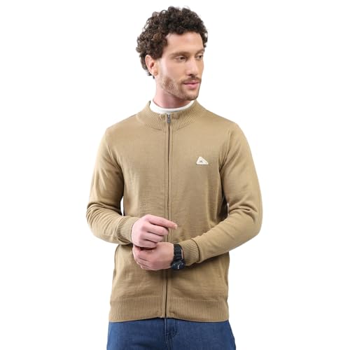 Image of Monte Carlo Men Regular Fit Full Sleeve Solid T Neck Winter Pullover (Pack of 1)
