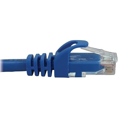 Tripp Lite by Eaton N261-006-BL Cat6a 10Gbps Ethernet Cable 6 ft, RJ45 M/M, PoE+ Snagless 24AWG UTP Patch, Blue, Gold Contacts - Cloud Care Pre-Configured Bundle Eligible (50 Pack)