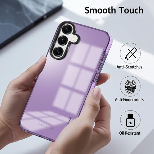 Image of KARWAN Back Cover|Samsung Galaxy S25 Back Cover |Polycarbonate Material| Full Camera Protection |Perfectly Fit| Case for Samsung Galaxy S25 - Purple