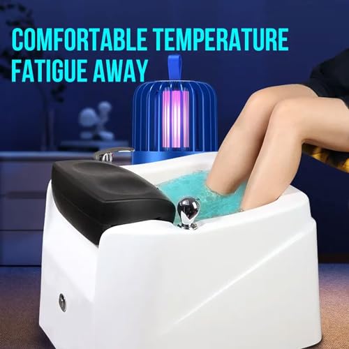 Spa de pies acrílico con masaje y luces LED miniatura 7