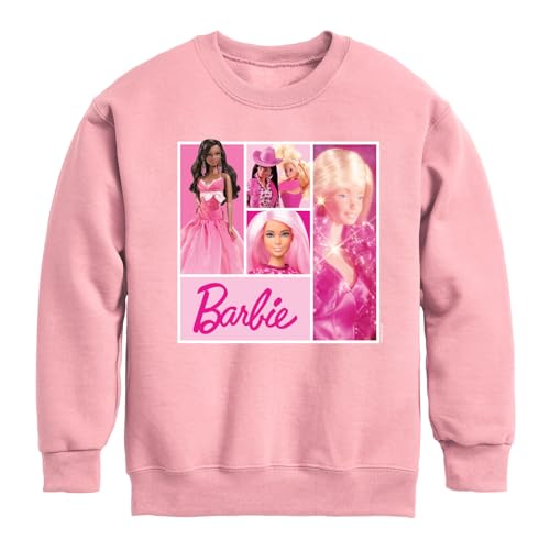 Barbie - Retro Dolls - Toddler & Youth Crewneck Fleece Sweatshirt