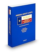 Anderson, Bartlett & East's Texas Uniform Commercial Code Annotated, 2011-2012 ed. (Texas Annotated Code Series) 0314922806 Book Cover