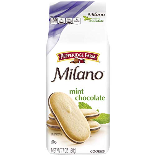 Pepperidge Farm Milano Mint Chocolate Cookies, 7 Ounce Bag
