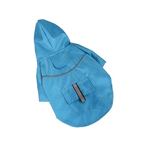 VICASKY Waterproof Pet Raincoat Reflective Stripes Comfortable Safe for Dogs Small/Medium Coat