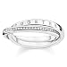 Produktbild Thomas Sabo Damen-Ring Glam & Soul 925 Silber Diamant (0.05 ct) weiß Gr. 54 (17.2) - D_TR0018-725-14-54