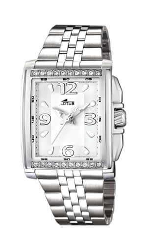 LOTUS Reloj Mujer 15996/A Outlet Caja de Acero Inoxidable 316l Plateado Correa de Acero Inoxidable 316l Platead