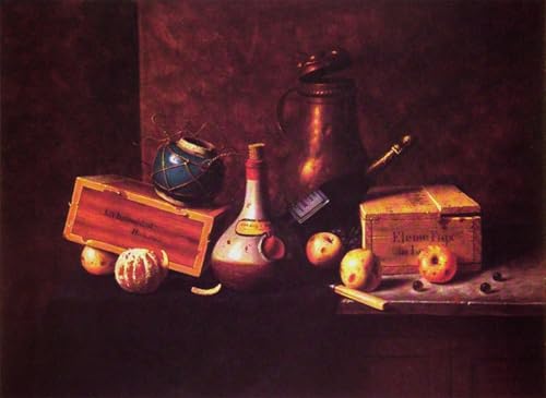 Cuadro Natura morta de William Harnett lienzo 60x90cm de pintura famosa para pared