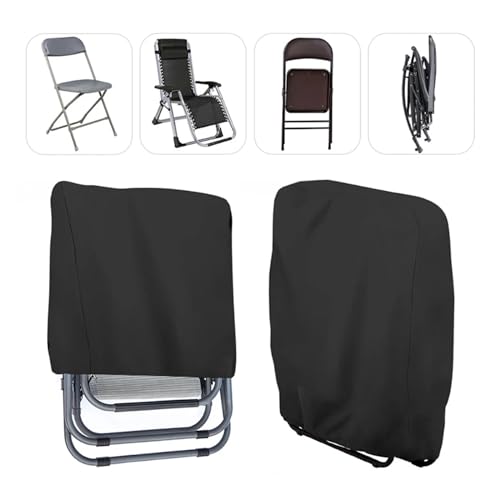 Housse de chaise pliante étanche protection meuble patio extérieur