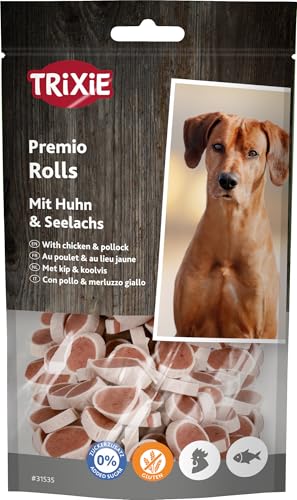 TRIXIE 31535 Premio Fish Chicken Involtini di pollo e pesce, 75 g