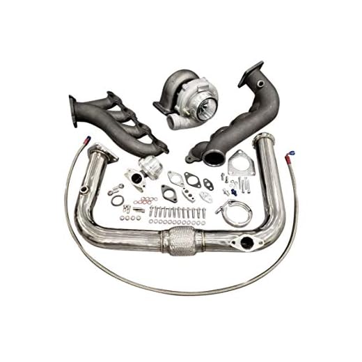 Turbo Kit T70 Single T4 Silverado Sierra Turbocharger Vortec V8 LS 4.8 5.3 6.0