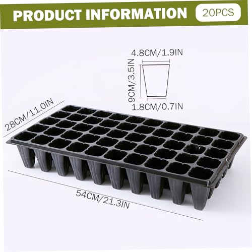 Plateau de semis extra-profond récipient germination plastique robuste - 3