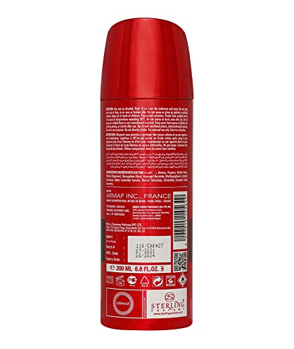 Armaf Tres Nuit Lyric Body Spray 200ml - Image 3