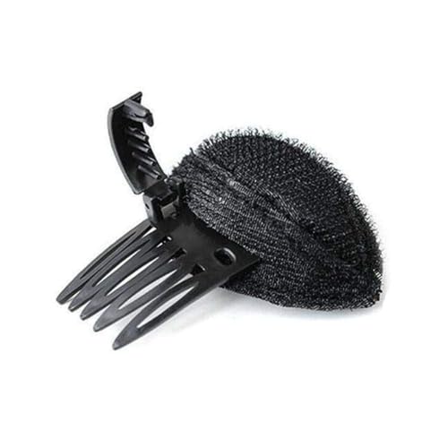 Black Puff Hair Head Cushion Hair Volume Clips Fluffy Hair Pad Sponge Clip Bun Comb Bump It Up Volume Hair Base Set for Women and Girls DIY Hairstyling Tools, Hair Clips, Clips adn Barrettes