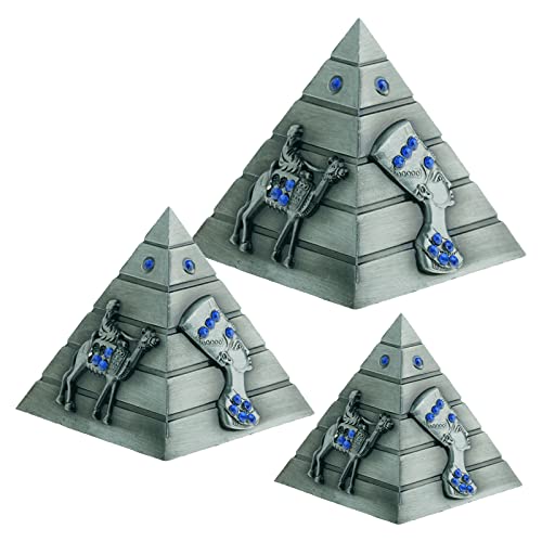 La pyramide cendrier en alliage de zinc