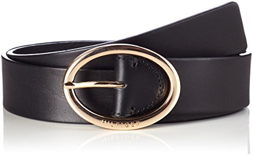 Preisvergleich Produktbild Tommy Hilfiger Damen Gürtel AW0AW03096, Schwarz (Black 002), Gr. 90